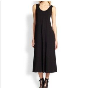 Black Sleeveless Midi Dress - Classic Women's Dress